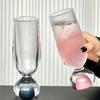 Exquisite Glass Stemmed Cup 170ml Juice Cup Creative Beer Cup  Wine Tasting