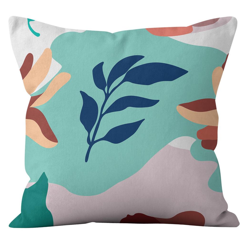 New Abstract Morandi Geometric Pillowcase Home Digital Printed Sofa Pillow Cushion Cover