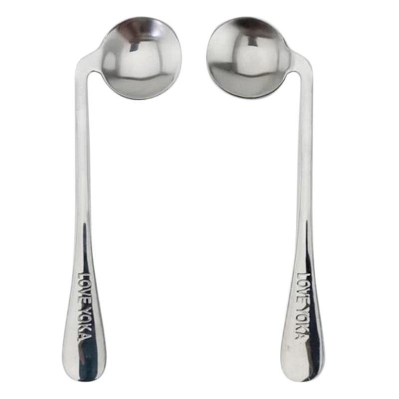 1PCS Right Left Handed Eating Angled Curved Feedingspoon Set for Elder Patients Kids