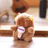 Cute Capybara Plush Toy Pendant With Pp Cotton Filling For Bag Decor And Gifts