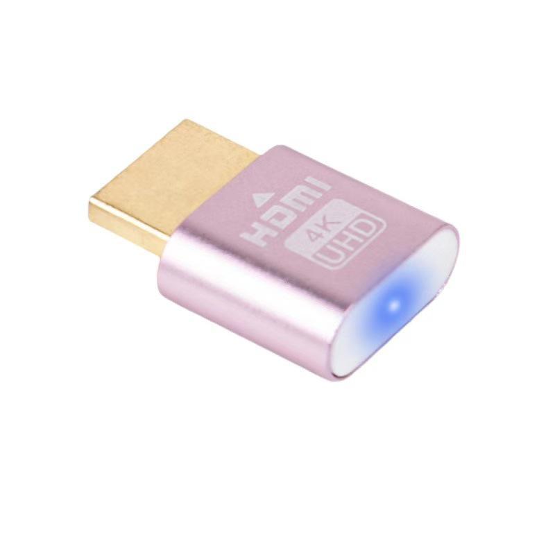 Adaptador de Tarjeta Gráfica HDMI para Pantalla Virtual: Soporte multipuerto (DP, DVI, VGA) para Juegos y Configuración Remota.