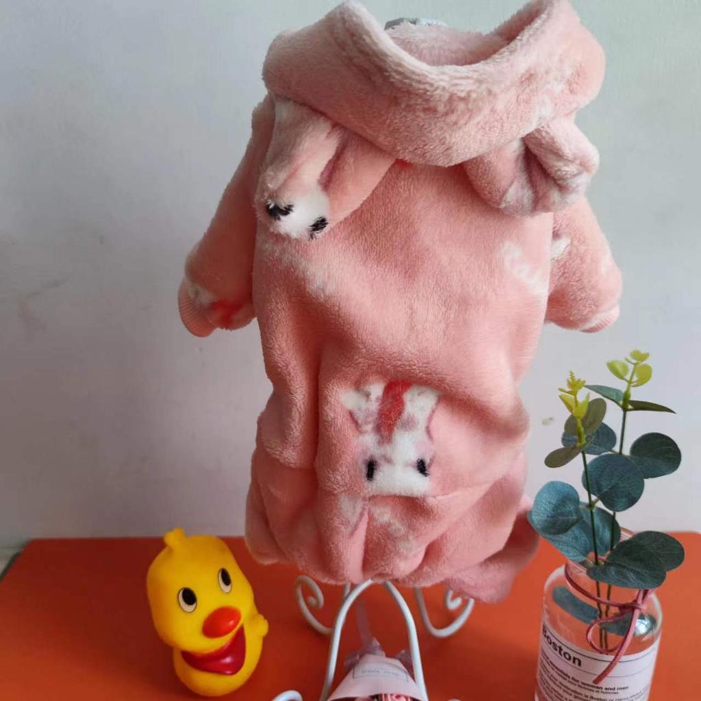 Dog clothes autumn and winter new small and medium-sized dog double-sided flannel teddy VIP pieces