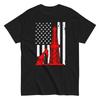 Patriotisk Oljefältsarbetare Oljeborrning Amerikansk Flagga T-shirt