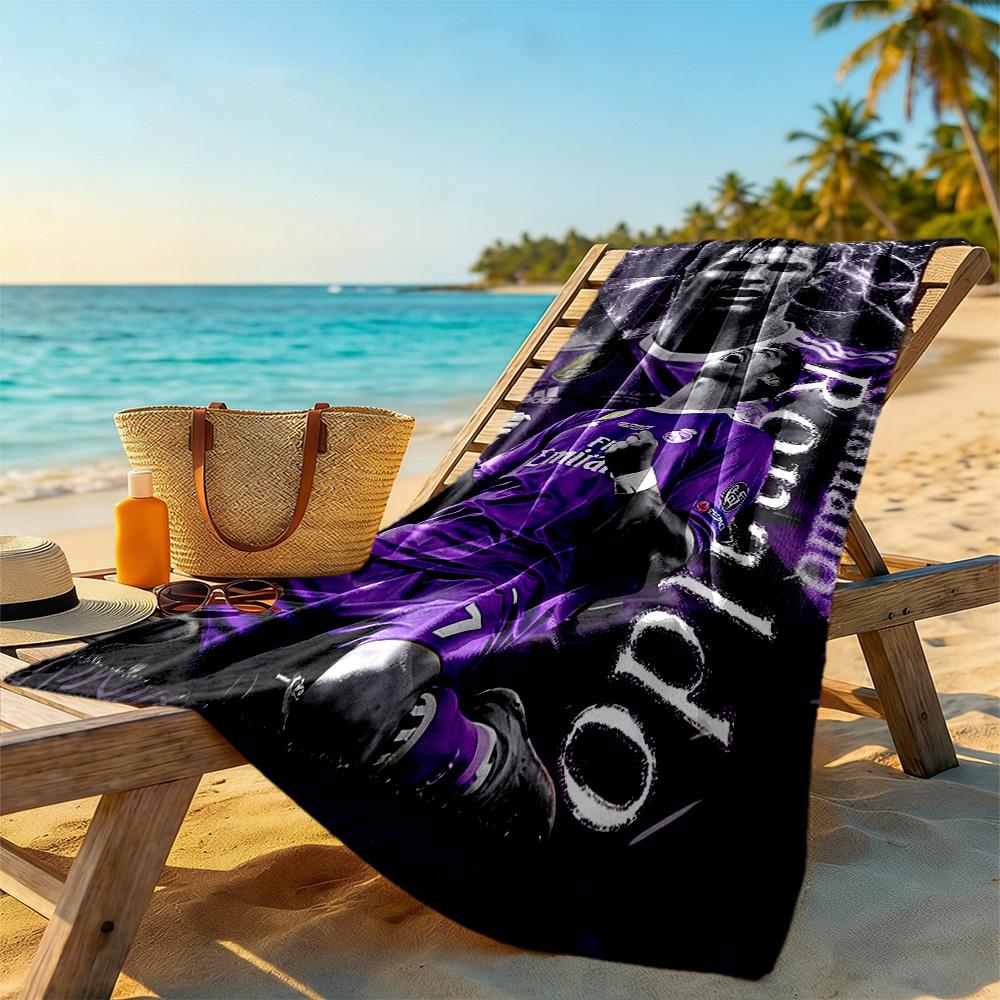 Cristiano Ronaldo Beach Towel Soft Durable Quick-Dry Comfortable Lightweight