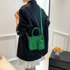 Simple handbag bag women's summer new fashion trend shoulder bag casual commuter messenger bag small square bag