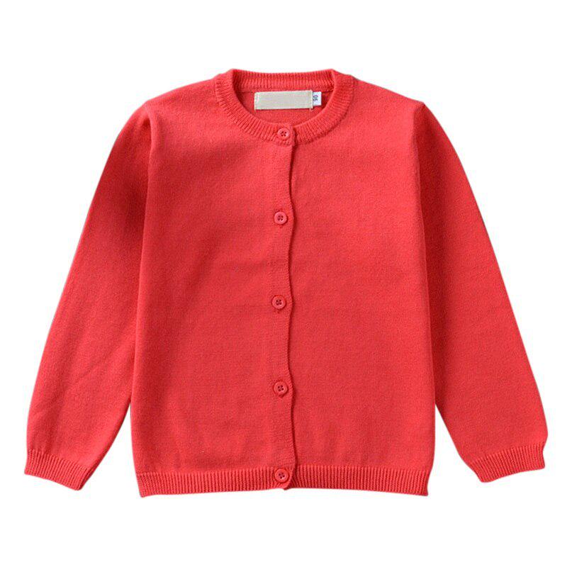 Candy Colors  Autumn Winter Baby Girls Boys Knitted Cardigan Sweater Kids Cotton Baby Children Clothing Outerwear