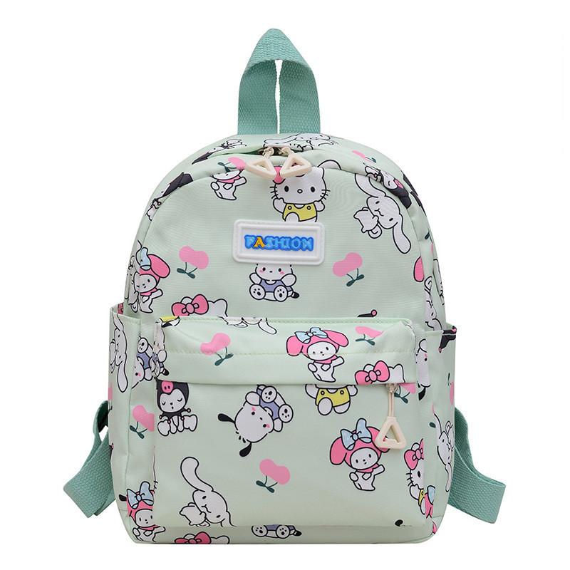Adorable Cartoon Backpack Cute Girls Trendy Preschool Bag Durable Nylon Pink