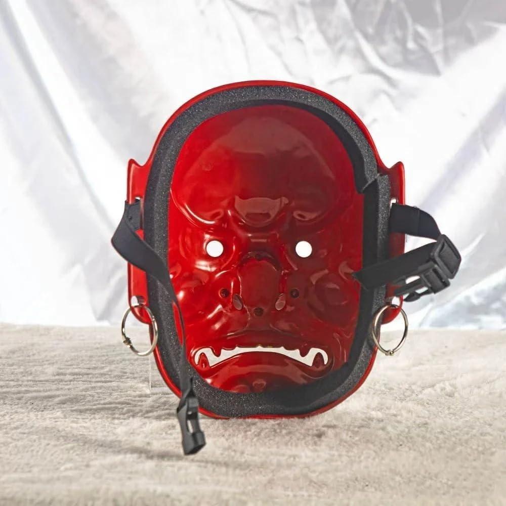 Full Face Japanese Tengu Oni Mask - Cosplay Roleplay Costume Prop Party Decoration