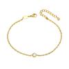 Cherry Epoxy Titanium Steel Bracelet for Women - Sweet Dopamine-Inspired Design