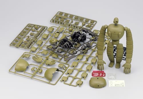 Fine Molds Laputa: Castle In the Sky Robot Soldier (Gardener Version) 1/20 Scale Plastic Model Kit (Includes Unpainted Sheeta & Fox Squirrel Figures)