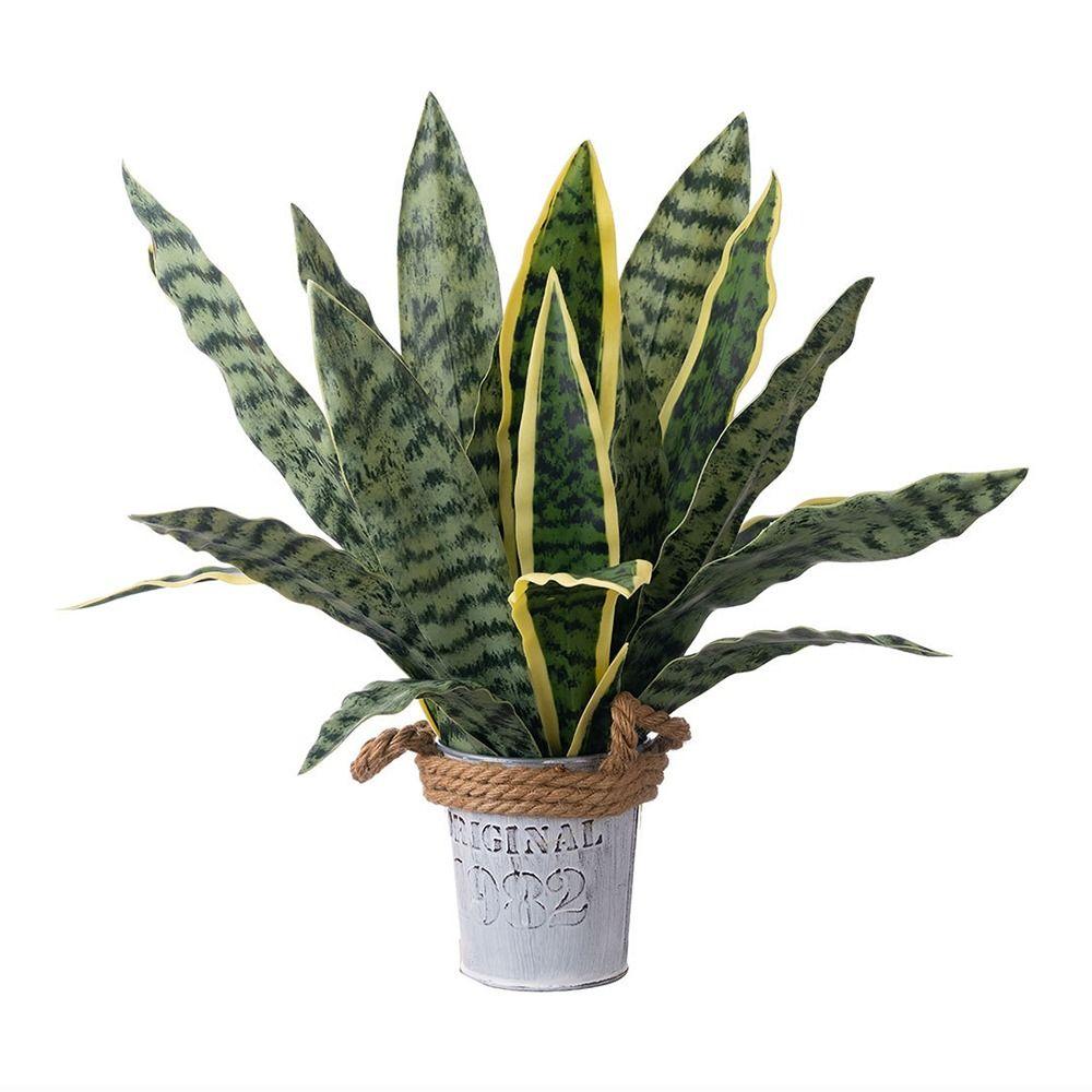 Kreative Grüne Künstliche Schlangenpflanze Foto Requisiten Weiches PVC Simulation Gras Handwerk Orchideen Gras Geschenk