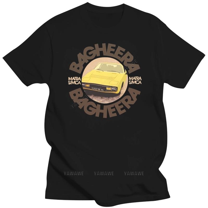 

t shirt for male summer tee-shirt Cult Car T Shirt Matra Simca Bagheera French 70 Classic Automotive Design ! Clothing Simple 5XL різнокольоровий
