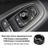 Covers For Subaru Crosstrek Impreza 2024 Air Conditioner Outlet Metal Knob Cover Interior Rings Accessories Trim