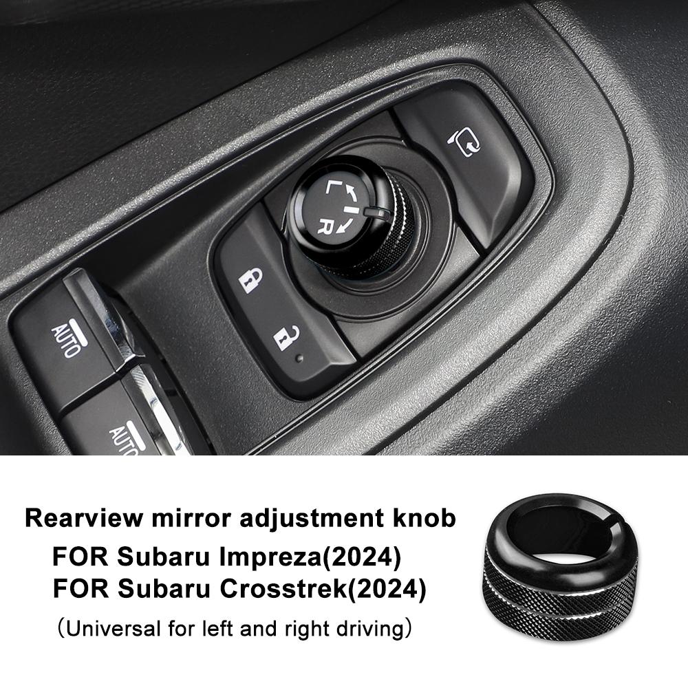 Covers For Subaru Crosstrek Impreza 2024 Air Conditioner Outlet Metal Knob Cover Interior Rings Accessories Trim