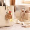 Plush Toy Keychain Stuffed Animal Chicken Shaped Soft Miniature Figure for Bags Backpacks Accessories Gifts