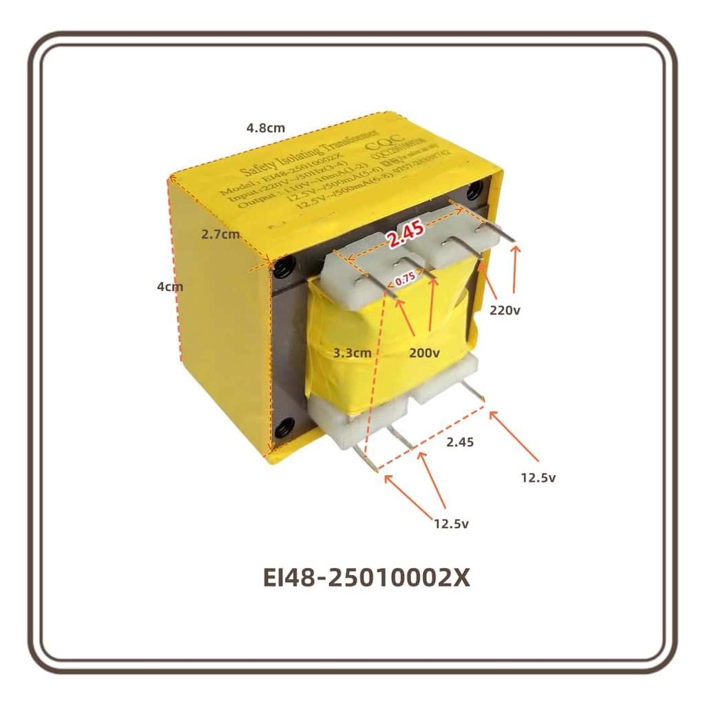 EI41-054-2/12004001X EI48-25010002X EI-48*27/K001 EI-41(MD-D26-P) QLD-41-047-040-125-2 220V 110V To 10.5v 16v 11v 12v 12.5v