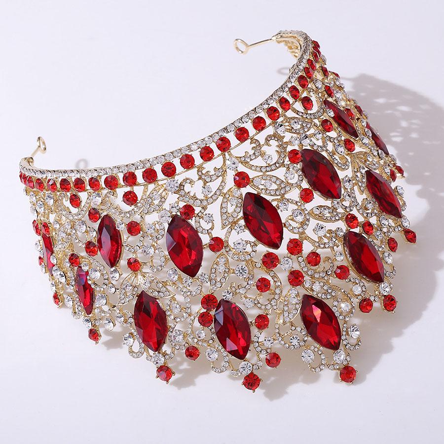 High Quality Zinc Alloy Gold/Silver Plated Crystal Rhinestone Engagement Wedding Bride Pageant Tiaras