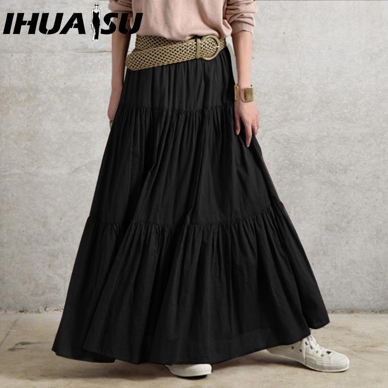 

IHUASU Жіноча Модна Повсякденна Літня Весняна Спідниця XXXXXL