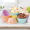 Vivi Bakie Silicone Baking Cups, Set of 24, Reusable Muffin Cups, Oven-Safe, Cupcake Molds, and Muffin Pans (Candy)