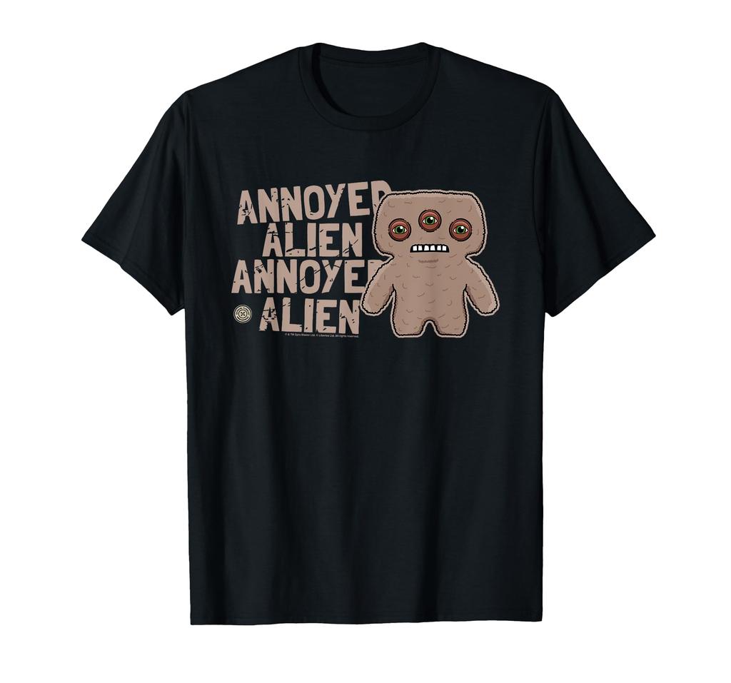 FUGGLER Brown Frustrated Alien T-Shirt