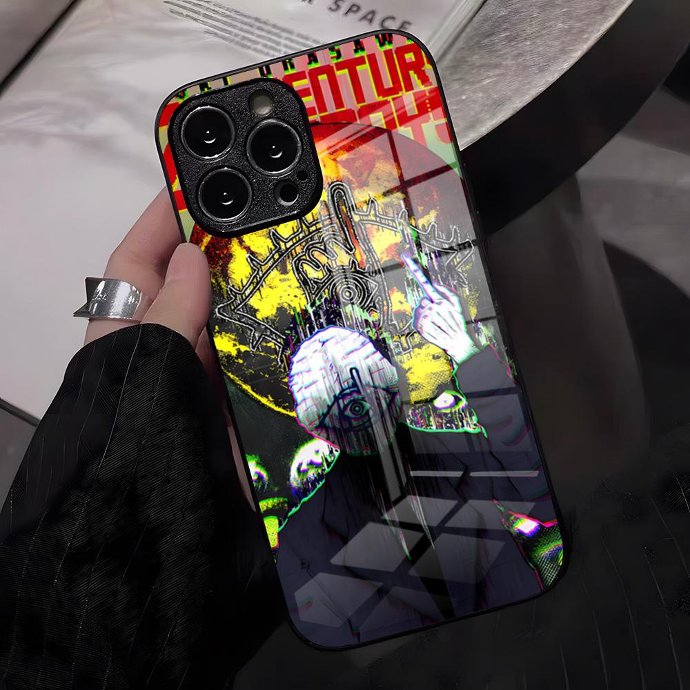 

Популярный чехол для телефона с аниме-персонажами 20-го века Для iPhone 17 Pro Max 16 15 14 Pro Max 13 11 X Xs Xr 8 7Plus Стеклянная крышка iPhone 12 Pro