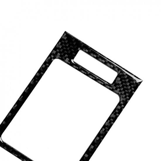 Auto Carbon Fiber Middle Air Vent Outlet Cover Trim For Mercedes-Benz W204 07-10