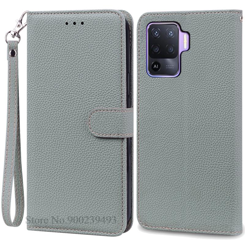 Covers For OPPO Reno 5 Lite Case Soft Silicone Wallet Leather Flip Case For OPPO Reno5 Lite Phone Case Carcasa Casing Book Cover