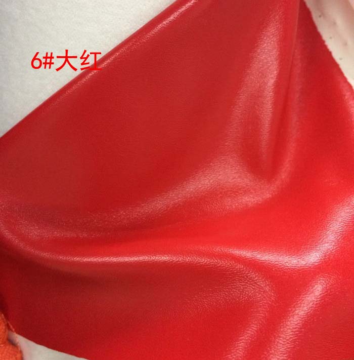 Soft Stretch PU Leather Fabric Sheepskin Pattern Upholstery By The Meter for Clothes Sofa Toy Bag Sewing Cloth Pearl Light Black