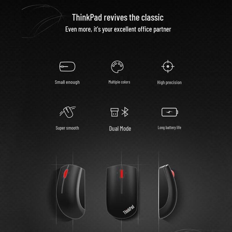 Lenovo ThinkPad Small Red Dot Wireless Mouse