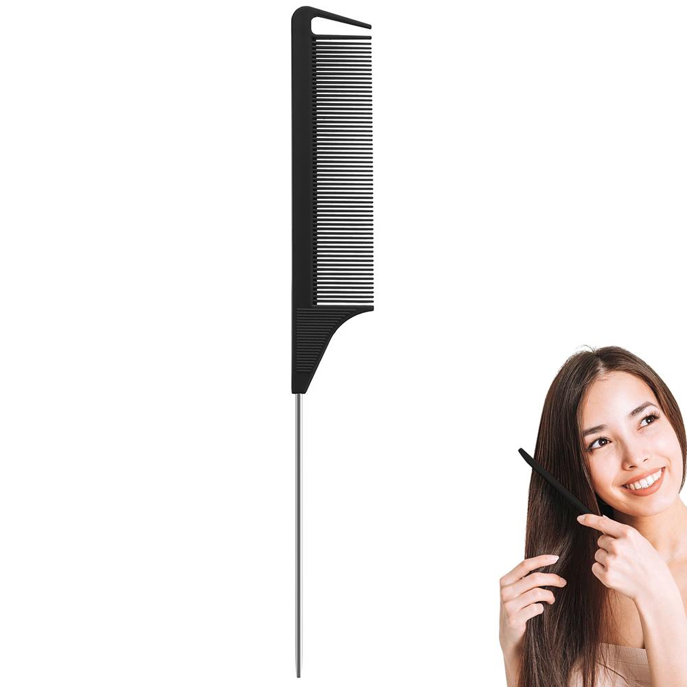 

гребінець для волосся з нержавіючої сталі з гострим кінчиком, професійний гребінець для волосся, щітка для волосся, салонний інструмент для укладання волосся, гребінець для волосся Спеціальний для перук з натурального волосся