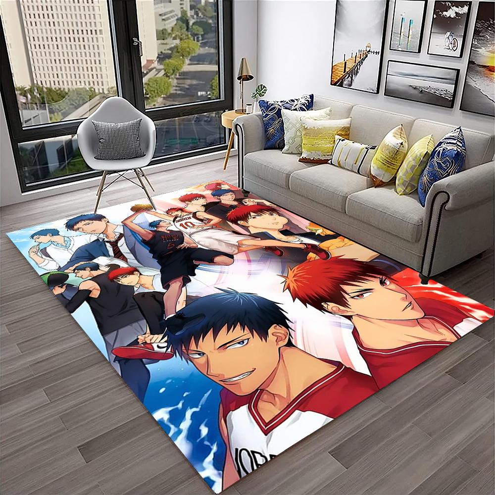 3D Anime Kuroko's Basketball Cartoon Carpet Rug for Home Living Room Bedroom Sofa Doormat Decor,kids Area Rug Non-slip Floor Mat