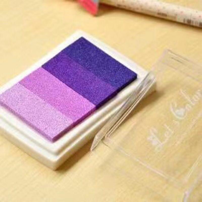 Colored Ink Pad for DIY Rubber Stamps, Children's Finger Painting, Calligraphy, and Journals