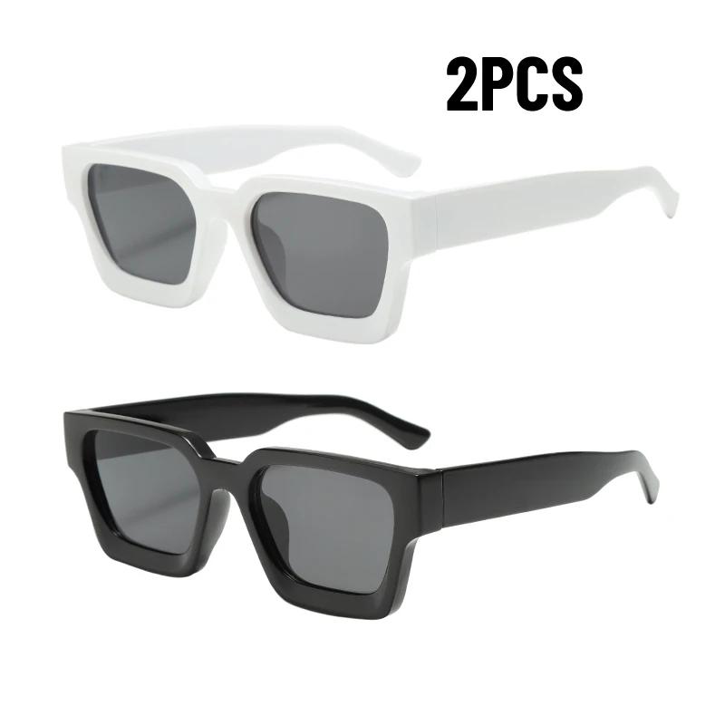 1PCS Fashion Square Women Luxury Sunglasses Retro Brand Designer Leopard Blue Green Sun Glasses UV400