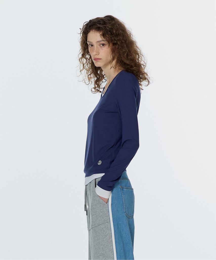 JUCYJUDY J Round Neck Layering T-Shirt (On) Jyts02Ag