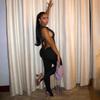European-American Spicy Girl Sleeveless Cutout Bodysuit & Tight Long Pants Set