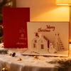 3D Pop Up Christmas Greeting Card Merry Christmas Gift Cards with Envelopes Santa Elk Snowman Holiday Cards for Christmas Parties Home Decor