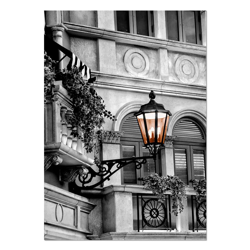 Paris Tower Ferris Wheel Tram Road Street Wall Art Canvas Painting Nordic Posters And Prints Wall Pictures For Living Room Decor