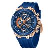 LIGE Sports Mens Watches Top Brand Luxury Silicone Chronograph Function Quartz Wristwatch Waterproof Luminous Watch for Man