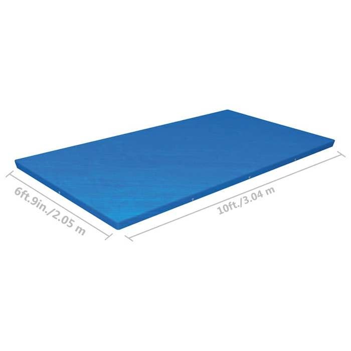 Bâche 4 saisons pour piscine Frame Pool rectangulaire - Bestway Flowclear - 300x201cm - Bleu
