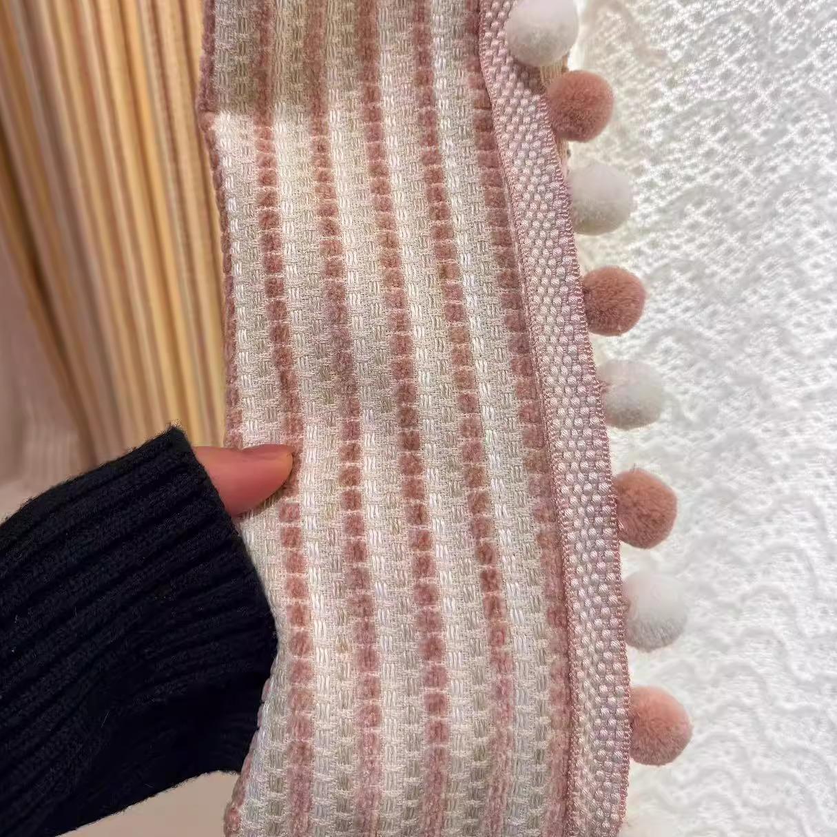 

Кружевные украшения с кистями для штор Earl (Розовый и Белый) - Стиль Xiaohongshu Pink and White 1m