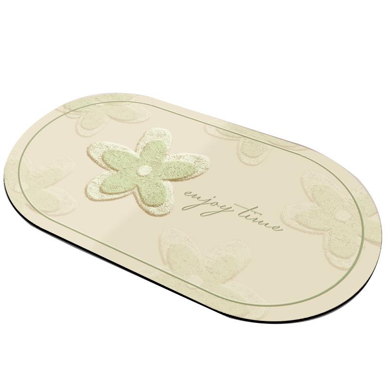Fresh Quick-Dry Non-Slip Diatomaceous Earth Bathroom Mat
