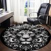 1PC Lion Head Ornament Chair Carpet for Office, Indoor Non-Slip Washable Carpet, Soft Comfortable Mat For Office Room Yy250930315