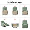 Elastic Split All-inclusive Chivas Sofa Cover Functional Chivas Recliner Cover