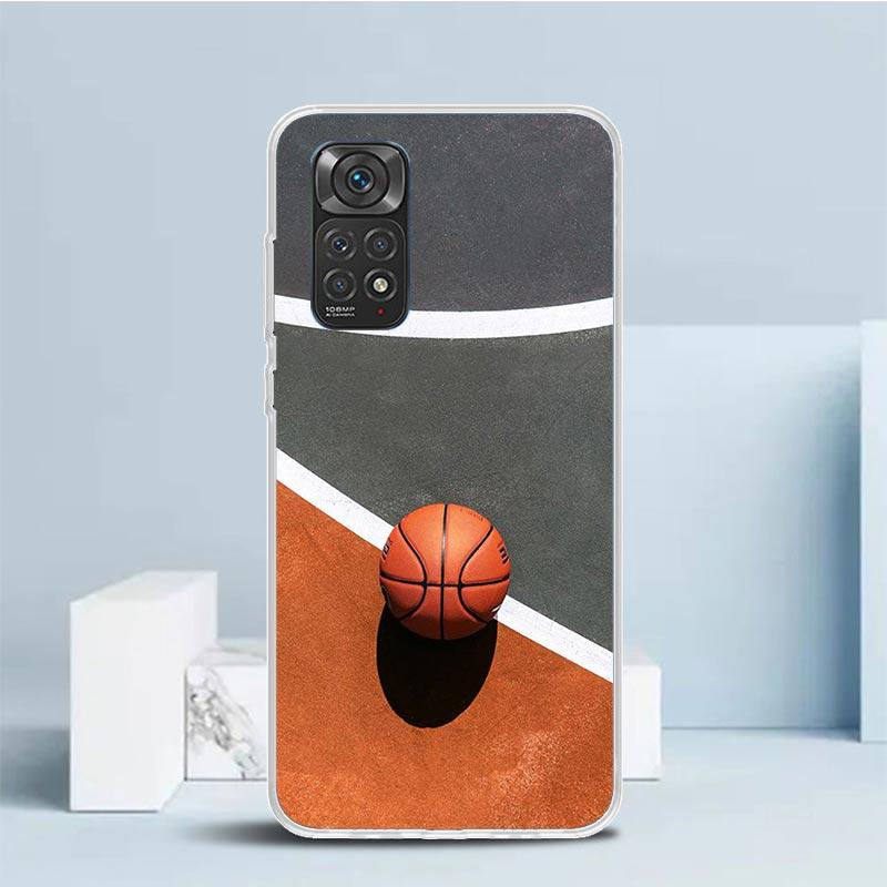 

Basketball Basket Play Phone Case For Xiaomi Redmi Note 15 14 14S 13 12S 12 Pro Plus 11S 11 11T 11E 10S 10 + Soft TPU Back Cover Redmi Note 11S 4G