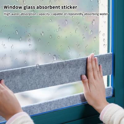 1 Rolle Selbstklebende Filz-Fenster- und Türaufkleber - Anti-Kondensationsband, -Filzpolster, Einfache Montage/Entfernung