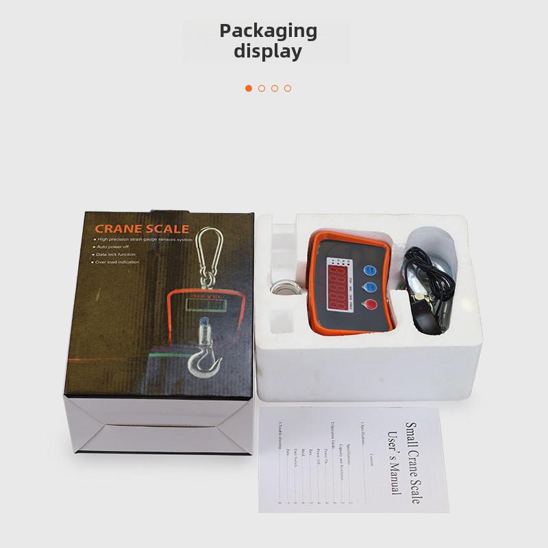 Electronic Hook Scale 500kg LED Mini Crane Scale 1t Hanging Scale