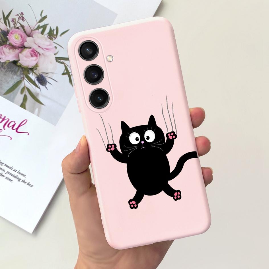For Samsung A15 Case A05 A05S A25 4G Cover Cute Love Heart Butterfly Silicone Soft Fundas For Samsung Galaxy A15 SM-A155F Bumper