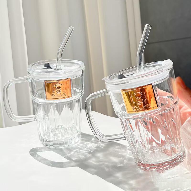 Diamond Texture Glass Tumbler