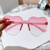 Fashion Jelly Gradient Children Heart-shaped Lenses Sunglasses Outdoor Sun Protection Glasses Colorful Sun Glasses Goggles