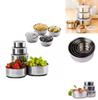 Versatile Stainless Steel Crisper Set With Sealed Lids For Long-lasting Freshness